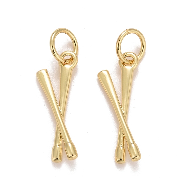 PandaHall Rack Plating Real 18K Gold Plated Brass Pendants, with Jump Rings, Long-Lasting Plated, Lead Free & Cadmium Free, Drumstick...
PandaHall Rack Plating Real 18K Gold Plated Brass Pendants, with Jump Rings, Long-Lasting Plated, Lead Free & Cadmium Free, Drumstick...
