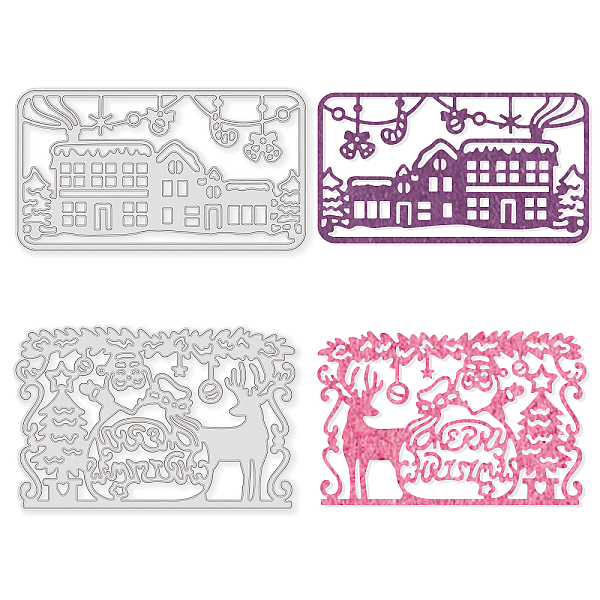 PandaHall GLOBLELAND 2Pcs 2 Style Carbon Steel Cutting Dies Stencils, for DIY Scrapbooking/Photo Album, Decorative Embossing DIY Paper Card...
PandaHall GLOBLELAND 2Pcs 2 Style Carbon Steel Cutting Dies Stencils, for DIY Scrapbooking/Photo Album, Decorative Embossing DIY Paper Card...