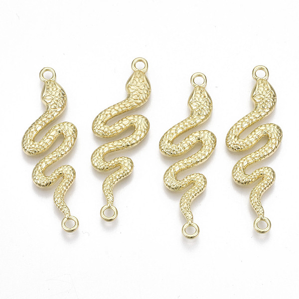 PandaHall Rack Plating Alloy Links Connectors, Cadmium Free & Lead Free, Snake, Light Gold, 43x14x3mm, Hole: 2mm Alloy Snake
PandaHall Rack Plating Alloy Links Connectors, Cadmium Free & Lead Free, Snake, Light Gold, 43x14x3mm, Hole: 2mm Alloy Snake