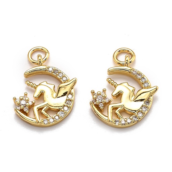 PandaHall Brass Micro Pave Cubic Zirconia Pendants, Long-Lasting Plated, with Jump Rings, Horse, Golden, 16x13x2.5mm, Hole: 3mm Brass+Cubic..., Clear
PandaHall Brass Micro Pave Cubic Zirconia Pendants, Long-Lasting Plated, with Jump Rings, Horse, Golden, 16x13x2.5mm, Hole: 3mm Brass+Cubic..., Clear