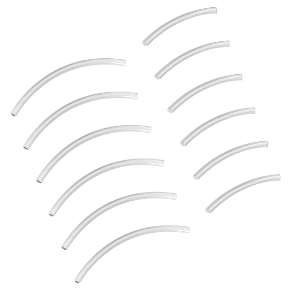 PandaHall 16 Pcs 2 Sizes Metal Curved Tube Beads, 925 Sterling Silver Long Noodle Tube Spacer Beads Bangle Tube Loose Beads for Jewelry...
PandaHall 16 Pcs 2 Sizes Metal Curved Tube Beads, 925 Sterling Silver Long Noodle Tube Spacer Beads Bangle Tube Loose Beads for Jewelry...