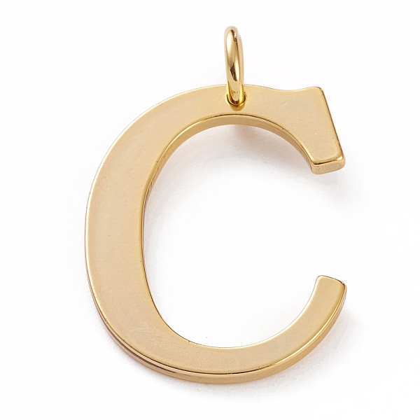 PandaHall Golden Brass Pendants, Long-Lasting Plated, Letter, Letter.C, 27x20.5x1.5mm, Hole: 3.5mm Brass Letter C
PandaHall Golden Brass Pendants, Long-Lasting Plated, Letter, Letter.C, 27x20.5x1.5mm, Hole: 3.5mm Brass Letter C