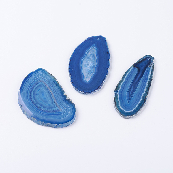 PandaHall Natural Agate Big Pendants, Dyed & Heated, Nuggets, 85~110x35~49x3~5mm, Hole: 2mm Natural Agate Nuggets
PandaHall Natural Agate Big Pendants, Dyed & Heated, Nuggets, 85~110x35~49x3~5mm, Hole: 2mm Natural Agate Nuggets