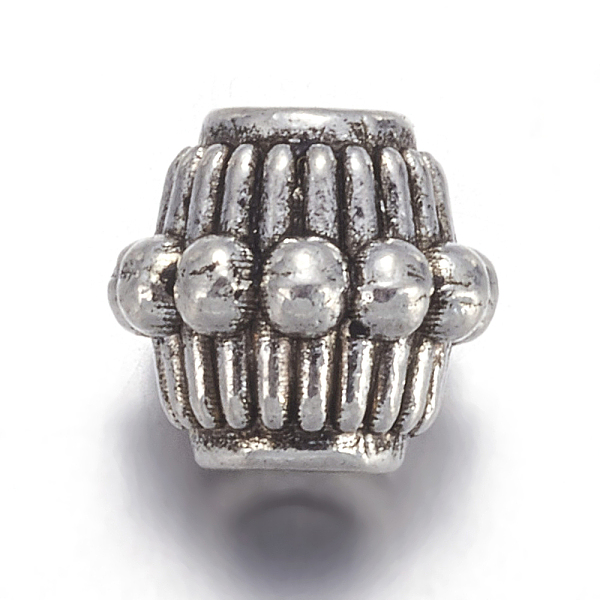 PandaHall Tibetan Style Alloy Beads, Cadmium Free & Lead Free, Bicone, Antique Silver, about 7.5mm wide, 6mm long, Hole: 2mm Alloy Bicone
PandaHall Tibetan Style Alloy Beads, Cadmium Free & Lead Free, Bicone, Antique Silver, about 7.5mm wide, 6mm long, Hole: 2mm Alloy Bicone