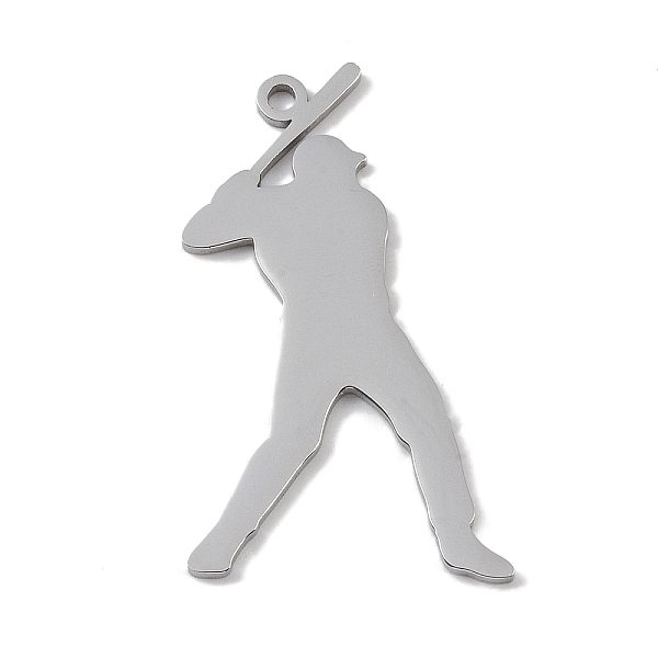 PandaHall 304 Stainless Steel Pendants, Batsman Charm, Stainless Steel Color, 41x23x1.5mm, Hole: 2mm 304 Stainless Steel Human
PandaHall 304 Stainless Steel Pendants, Batsman Charm, Stainless Steel Color, 41x23x1.5mm, Hole: 2mm 304 Stainless Steel Human