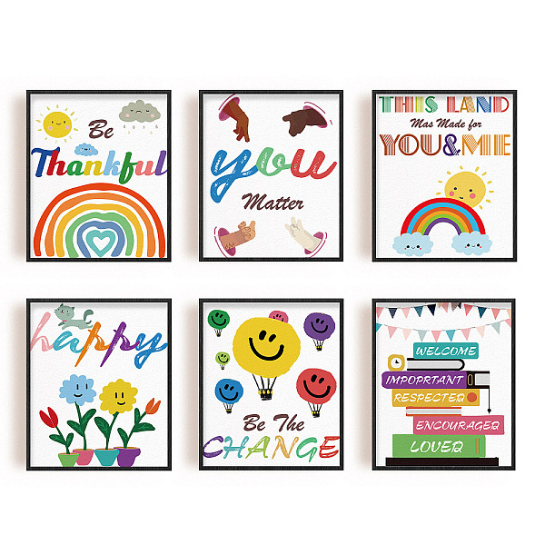 PandaHall Chemical Fiber Oil Canvas Hanging Painting, Home Wall Decoration, Rectangle, Mixed Shapes, 250x200mm, 6 style, 1pc/style, 6pcs/set...
PandaHall Chemical Fiber Oil Canvas Hanging Painting, Home Wall Decoration, Rectangle, Mixed Shapes, 250x200mm, 6 style, 1pc/style, 6pcs/set...