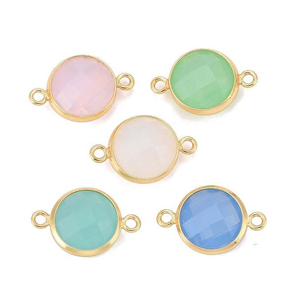 PandaHall Brass Glass Links Connectors, Long-Lasting Plated, Lead Free & Nickel Free & Cadmium Free, Faceted, Flat Round, Real 18K Gold..., Multicolor
PandaHall Brass Glass Links Connectors, Long-Lasting Plated, Lead Free & Nickel Free & Cadmium Free, Faceted, Flat Round, Real 18K Gold..., Multicolor