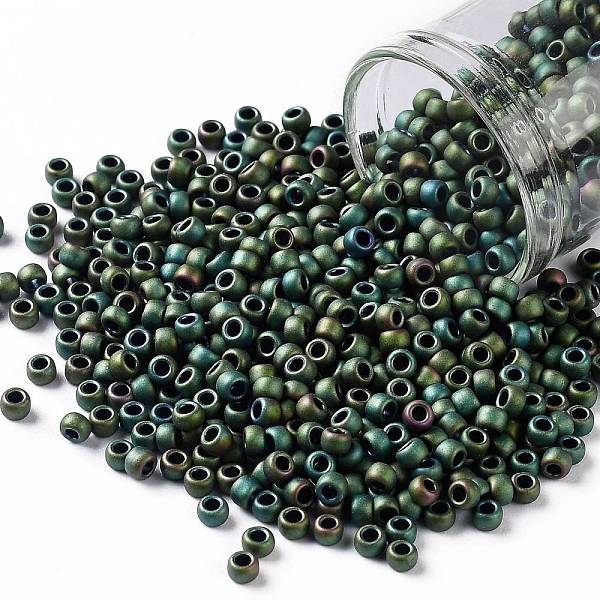 PandaHall TOHO Round Seed Beads, Japanese Seed Beads, (707) Matte Color Iris Peridot, 8/0, 3mm, Hole: 1mm, about 222pcs/bottle, 10g/bottle..., Green
PandaHall TOHO Round Seed Beads, Japanese Seed Beads, (707) Matte Color Iris Peridot, 8/0, 3mm, Hole: 1mm, about 222pcs/bottle, 10g/bottle..., Green