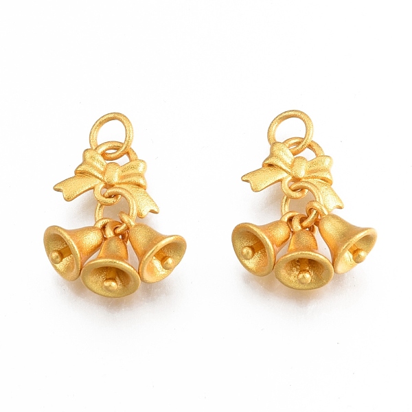 PandaHall Brass Bell Pendants, Cadmium Free & Nickel Free & Lead Free, Christmas Charm, Golden, 16.5mm, Hole: 3mm Brass Bell
PandaHall Brass Bell Pendants, Cadmium Free & Nickel Free & Lead Free, Christmas Charm, Golden, 16.5mm, Hole: 3mm Brass Bell