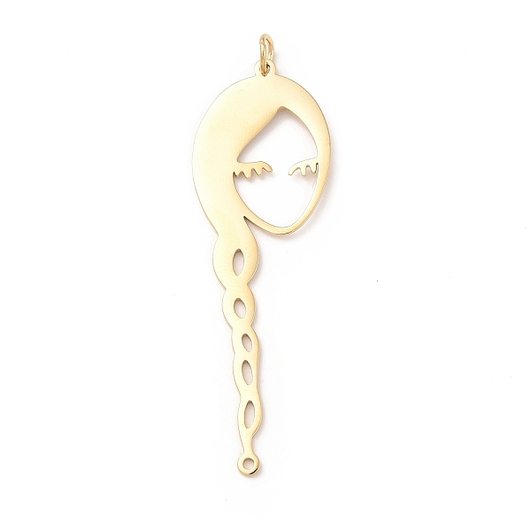 PandaHall Ion Plating(IP) 304 Stainless Steel Big Pendants, with Jump Ring, Girl, Real 14K Gold Plated, 53x17x1mm, Hole: 3mm 304 Stainless...
PandaHall Ion Plating(IP) 304 Stainless Steel Big Pendants, with Jump Ring, Girl, Real 14K Gold Plated, 53x17x1mm, Hole: 3mm 304 Stainless...