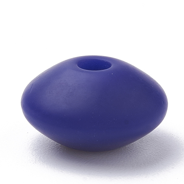 PandaHall Food Grade Eco-Friendly Silicone Beads, Chewing Beads For Teethers, DIY Nursing Necklaces Making, Rondelle, Dark Blue, 12x6~7mm...
PandaHall Food Grade Eco-Friendly Silicone Beads, Chewing Beads For Teethers, DIY Nursing Necklaces Making, Rondelle, Dark Blue, 12x6~7mm...