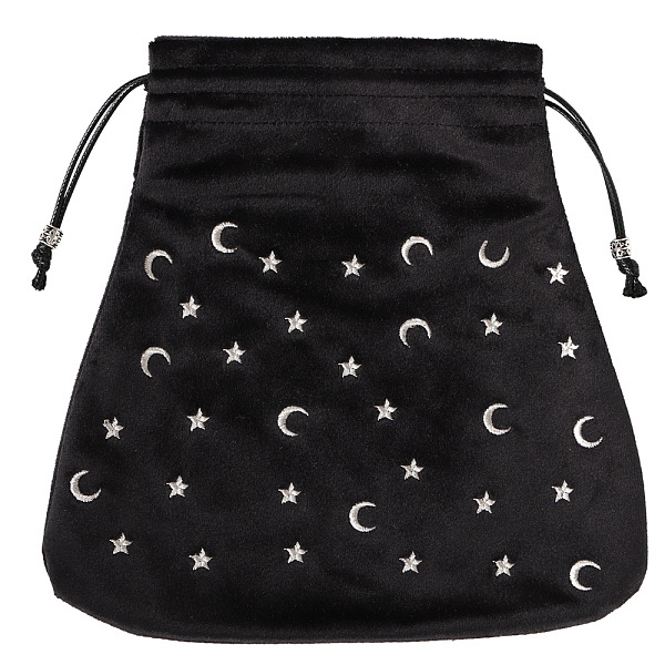 PandaHall Velvet Packing Pouches, Drawstring Bags, Trapezoid with Moon & Star Pattern, Black, 21x21cm Velvet Black
PandaHall Velvet Packing Pouches, Drawstring Bags, Trapezoid with Moon & Star Pattern, Black, 21x21cm Velvet Black