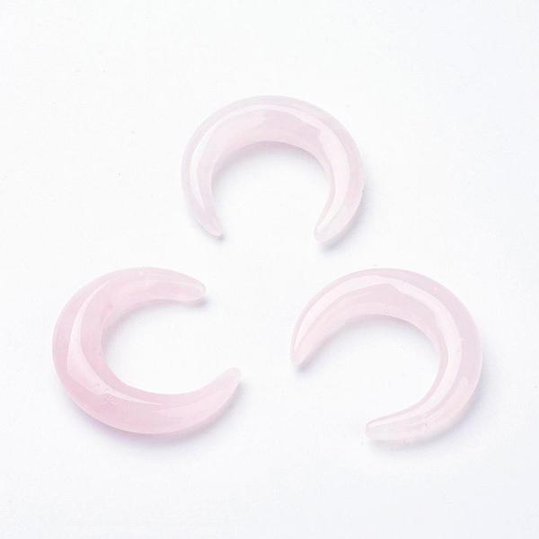 PandaHall Natural Rose Quartz Beads, No Hole, Double Horn/Crescent Moon, 30x27~28x5~6mm Rose Quartz Moon
PandaHall Natural Rose Quartz Beads, No Hole, Double Horn/Crescent Moon, 30x27~28x5~6mm Rose Quartz Moon
