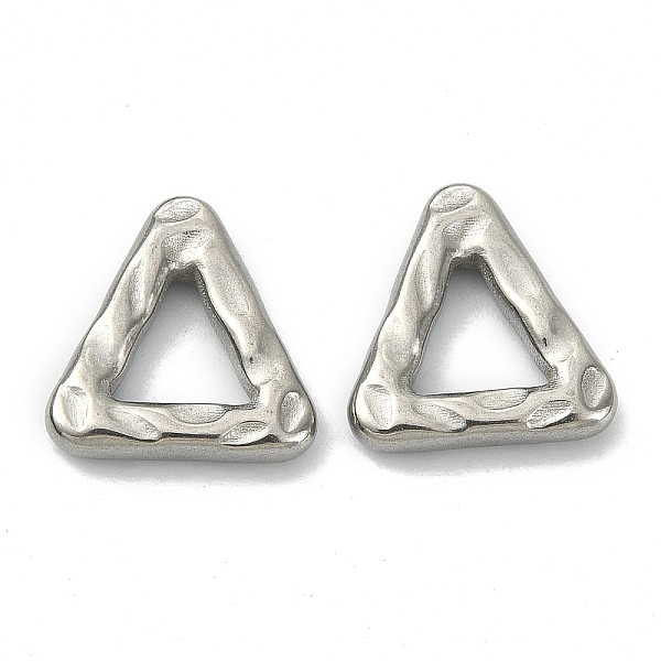 PandaHall 304 Stainless Steel linking Rings, Hammered, Triangle, Stainless Steel Color, 13.9x13.2x2.7mm, Inner Diameter: 7x6mm 304 Stainless...
PandaHall 304 Stainless Steel linking Rings, Hammered, Triangle, Stainless Steel Color, 13.9x13.2x2.7mm, Inner Diameter: 7x6mm 304 Stainless...