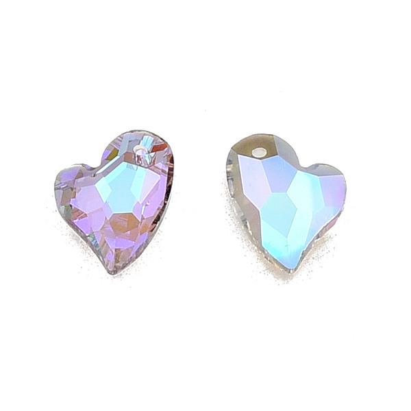 PandaHall Pointed Back Electroplate Faceted Glass Pendants, Heart, Lilac, 17x13.5x5mm, Hole: 1.4mm Glass Heart Purple
PandaHall Pointed Back Electroplate Faceted Glass Pendants, Heart, Lilac, 17x13.5x5mm, Hole: 1.4mm Glass Heart Purple