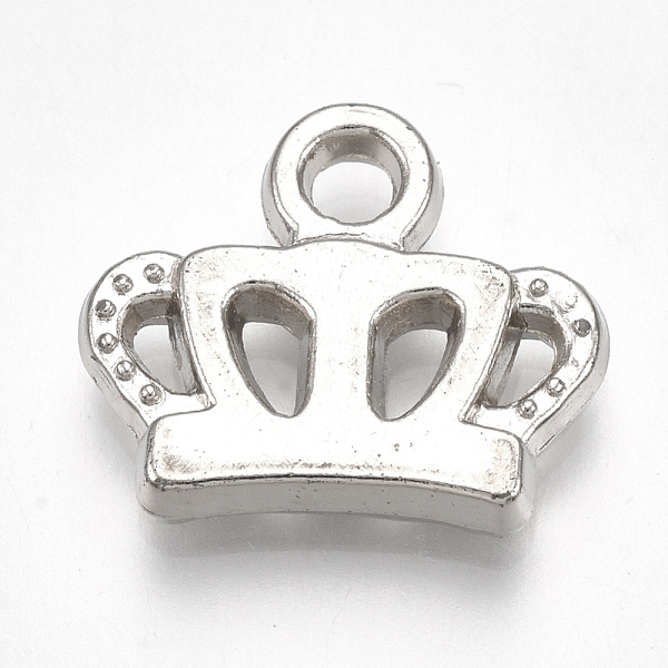 PandaHall CCB Plastic Charms, Crown, Platinum, 13.5x15.5x2.5mm, Hole: 2.5mm Plastic Crown
PandaHall CCB Plastic Charms, Crown, Platinum, 13.5x15.5x2.5mm, Hole: 2.5mm Plastic Crown
