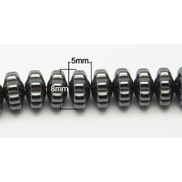 PandaHall Non-Magnetic Synthetic Hematite Beads Strands, Flower, Black, Size: about 8mm in diameter, 5mm thick, hole: 1mm, about...
PandaHall Non-Magnetic Synthetic Hematite Beads Strands, Flower, Black, Size: about 8mm in diameter, 5mm thick, hole: 1mm, about...