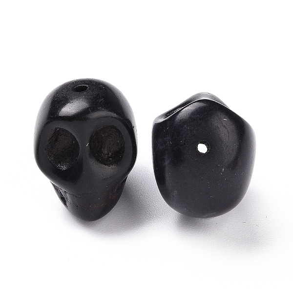 PandaHall Synthetic Turquoise Beads Strands, Dyed, Skull, Black, 18x13x17mm, Hole: 1mm, about 178pcs/1000g Synthetic Turquoise Skull Black
PandaHall Synthetic Turquoise Beads Strands, Dyed, Skull, Black, 18x13x17mm, Hole: 1mm, about 178pcs/1000g Synthetic Turquoise Skull Black