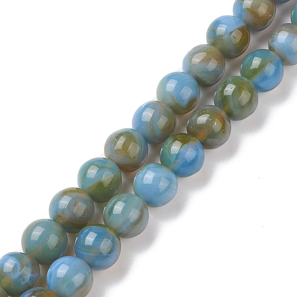 PandaHall Handmade Lampwork Beads Strands, Round, Light Sky Blue, 10mm, Hole: 1.2mm, about 38pcs/strand, 14.17''(36cm) Lampwork Round
PandaHall Handmade Lampwork Beads Strands, Round, Light Sky Blue, 10mm, Hole: 1.2mm, about 38pcs/strand, 14.17''(36cm) Lampwork Round
