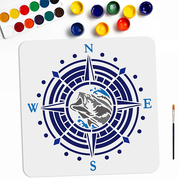 PandaHall MAYJOYDIY US 1Pc PET Hollow Out Drawing Painting Stencils, with 1Pc Art Paint Brushes, for DIY Scrapbook, Photo Album, compass...
PandaHall MAYJOYDIY US 1Pc PET Hollow Out Drawing Painting Stencils, with 1Pc Art Paint Brushes, for DIY Scrapbook, Photo Album, compass...