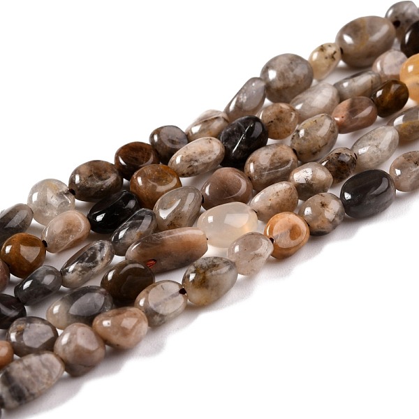 PandaHall Natural Black Sunstone Beads Strands, Nuggets, Tumbled Stone, 5~8.5x5.5~7x3.5~4mm, Hole: 0.7mm, about 64pcs/strand, 16.34''...
PandaHall Natural Black Sunstone Beads Strands, Nuggets, Tumbled Stone, 5~8.5x5.5~7x3.5~4mm, Hole: 0.7mm, about 64pcs/strand, 16.34''...