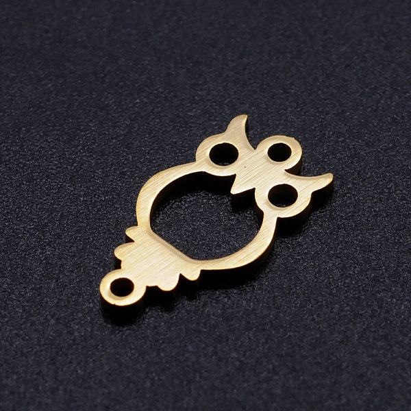 PandaHall 201 Stainless Steel Links connectors, Owl, Golden, 16x9x1mm, Hole: 1.2mm 201 Stainless Steel Owl
PandaHall 201 Stainless Steel Links connectors, Owl, Golden, 16x9x1mm, Hole: 1.2mm 201 Stainless Steel Owl