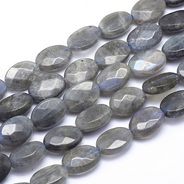 PandaHall Natural Labradorite Beads Strands, Faceted, Oval, 12x8x4.5mm, Hole: 1mm, about 33pcs/strand, 14.9 inch(38cm) Labradorite Oval
PandaHall Natural Labradorite Beads Strands, Faceted, Oval, 12x8x4.5mm, Hole: 1mm, about 33pcs/strand, 14.9 inch(38cm) Labradorite Oval