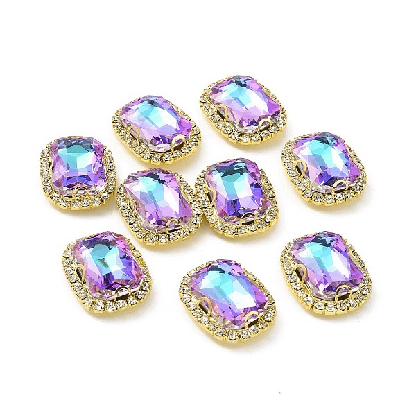 PandaHall Rectangle Octagon Sew on Rhinestone, Faceted Glass Rhinestone, Multi-Strand Links, with Golden Tone Brass Rhinestone Settings..., Purple
PandaHall Rectangle Octagon Sew on Rhinestone, Faceted Glass Rhinestone, Multi-Strand Links, with Golden Tone Brass Rhinestone Settings..., Purple