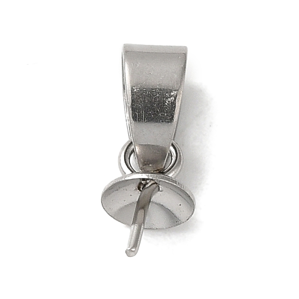 PandaHall 304 Stainless Steel Cup Pearl Peg Bails Pin Pendants, For Half Drilled Beads, Stainless Steel Color, 13mm, Pendant: 8x5mm, Hole...
PandaHall 304 Stainless Steel Cup Pearl Peg Bails Pin Pendants, For Half Drilled Beads, Stainless Steel Color, 13mm, Pendant: 8x5mm, Hole...