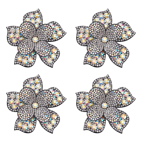 PandaHall FINGERINSPIRE 4 pcs Flower Crystal Rhinestone Appliques 2.6x2.6x0.4inch Sew on Patches AB Color Rhinestone Appliques for Sewing..., Clear
PandaHall FINGERINSPIRE 4 pcs Flower Crystal Rhinestone Appliques 2.6x2.6x0.4inch Sew on Patches AB Color Rhinestone Appliques for Sewing..., Clear