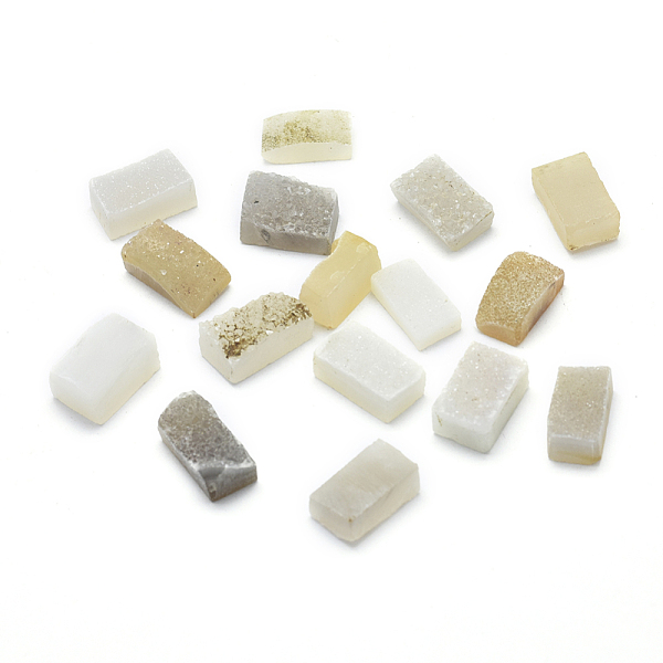 PandaHall Natural Druzy Quartz Crystal Cabochons, Rectangle, 15~16x8~11x4~11mm Quartz Crystal Rectangle
PandaHall Natural Druzy Quartz Crystal Cabochons, Rectangle, 15~16x8~11x4~11mm Quartz Crystal Rectangle