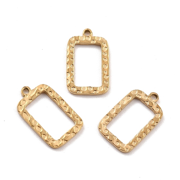 PandaHall Ion Plating(IP) 316 Surgical Stainless Steel Charms, Rectangle with Irregular Dot, Real 24K Gold Plated, 15x9x1mm, Hole: 1mm 316...
PandaHall Ion Plating(IP) 316 Surgical Stainless Steel Charms, Rectangle with Irregular Dot, Real 24K Gold Plated, 15x9x1mm, Hole: 1mm 316...