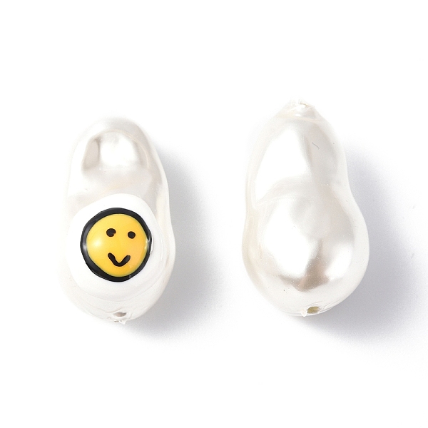 PandaHall Shell Enamel Beads, Oval with Smiling Face, White, 21~21.5x12.5~13x12mm, Hole: 1~1.2mm White Shell Oval White
PandaHall Shell Enamel Beads, Oval with Smiling Face, White, 21~21.5x12.5~13x12mm, Hole: 1~1.2mm White Shell Oval White