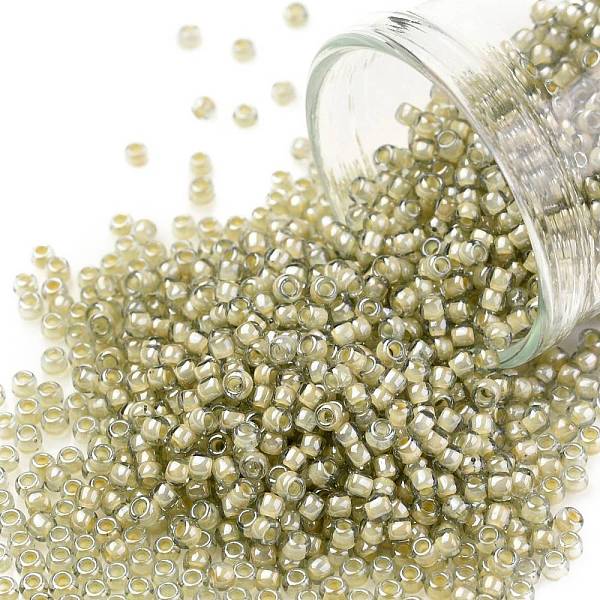 PandaHall TOHO Round Seed Beads, Japanese Seed Beads, (369) Inside Color Black Diamond/Orange Crme Lined, 11/0, 2.2mm, Hole: 0.8mm, about..., Gray
PandaHall TOHO Round Seed Beads, Japanese Seed Beads, (369) Inside Color Black Diamond/Orange Crme Lined, 11/0, 2.2mm, Hole: 0.8mm, about..., Gray