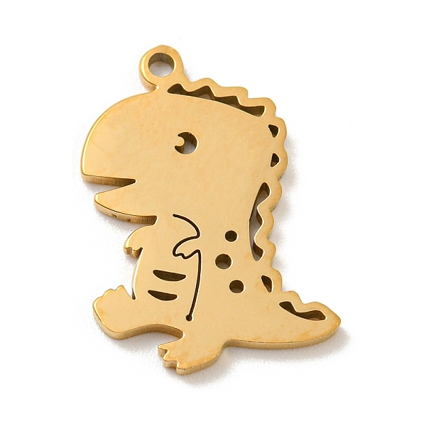 PandaHall 201Stainless Steel Pendants, Laser Cut, Dinosaur, Golden, 17x13.5x1mm, Hole: 1.2mm 201 Stainless Steel Dinosaur
PandaHall 201Stainless Steel Pendants, Laser Cut, Dinosaur, Golden, 17x13.5x1mm, Hole: 1.2mm 201 Stainless Steel Dinosaur