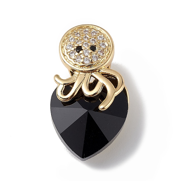 PandaHall Real 18K Gold Plated Rack Plating Brass Micro Pave Cubic Zirconia Pendants, with Glass, Long-Lasting Plated, Cadmium Free & Lead..., Black
PandaHall Real 18K Gold Plated Rack Plating Brass Micro Pave Cubic Zirconia Pendants, with Glass, Long-Lasting Plated, Cadmium Free & Lead..., Black