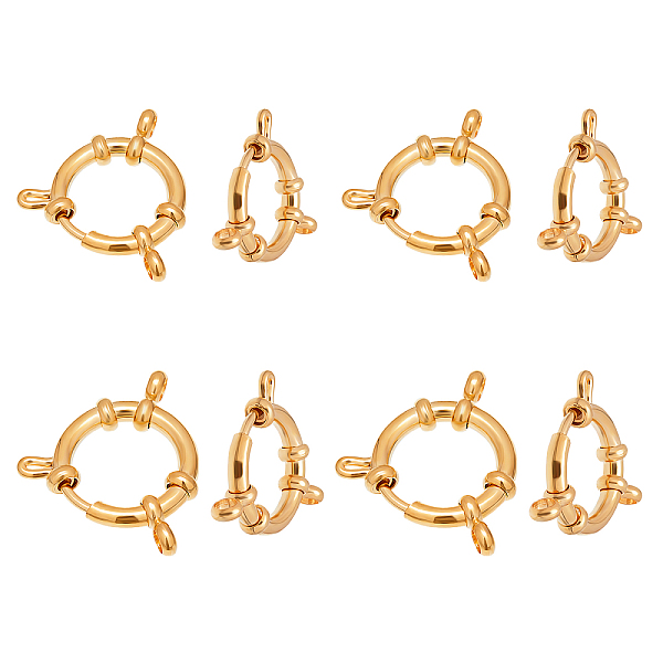 PandaHall UNICRAFTALE 6pcs 2 Sizes 12.5mm/16mm Spring Clasps Stainless Steel Spring Ring Clasps Golden Closed Ring Clasps Smooth Surface...
PandaHall UNICRAFTALE 6pcs 2 Sizes 12.5mm/16mm Spring Clasps Stainless Steel Spring Ring Clasps Golden Closed Ring Clasps Smooth Surface...