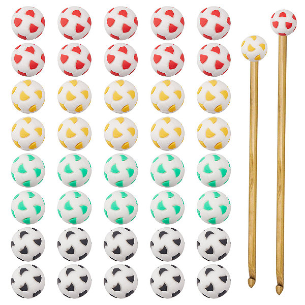 PandaHall CHGCRAFT 40Pcs 4Colors Football Knitting Needle Stopper Silicone Lovely Knitting Needle Point Cap Protectors for Knitting Crochet..., Multicolor
PandaHall CHGCRAFT 40Pcs 4Colors Football Knitting Needle Stopper Silicone Lovely Knitting Needle Point Cap Protectors for Knitting Crochet..., Multicolor
