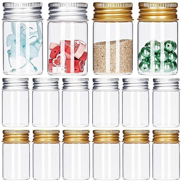 PandaHall SUNNYCLUE 32Pcs Tiny Jars 20ml Clear Glass Vials with Aluminium Screw Caps Glass Bead Bottles Small Glass Bottles Clear Mini Vials...
PandaHall SUNNYCLUE 32Pcs Tiny Jars 20ml Clear Glass Vials with Aluminium Screw Caps Glass Bead Bottles Small Glass Bottles Clear Mini Vials...