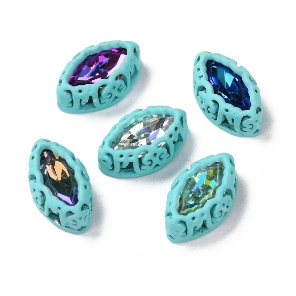 PandaHall Sew on Rhinestone, Glass Rhinestone, with Brass Findings, Garments Accessories, Horse Eye, Mixed Color, Cyan, 12.5x7.5x5mm, Hole...
PandaHall Sew on Rhinestone, Glass Rhinestone, with Brass Findings, Garments Accessories, Horse Eye, Mixed Color, Cyan, 12.5x7.5x5mm, Hole...