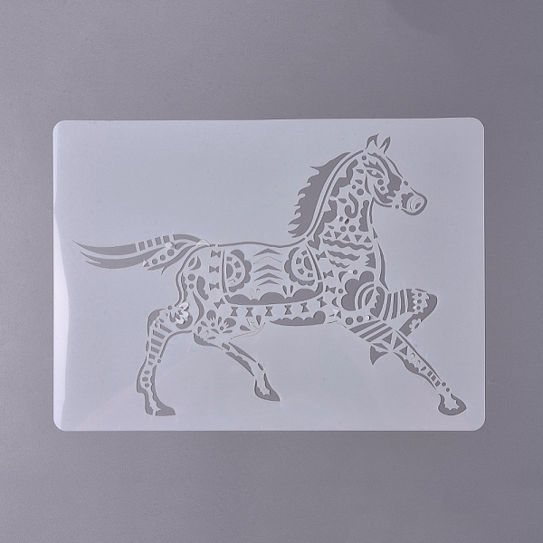 PandaHall Plastic Drawing Stencil, For DIY Scrapbooking, Animals Theme, Horse Pattern, White, 290x210x0.3mm Plastic White
PandaHall Plastic Drawing Stencil, For DIY Scrapbooking, Animals Theme, Horse Pattern, White, 290x210x0.3mm Plastic White