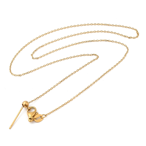 PandaHall 304 Stainless Steel Cable Chain Necklace for Women, for Beadable Necklace Making, Golden, 19.09 inch(48.5cm) 304 Stainless Steel
PandaHall 304 Stainless Steel Cable Chain Necklace for Women, for Beadable Necklace Making, Golden, 19.09 inch(48.5cm) 304 Stainless Steel