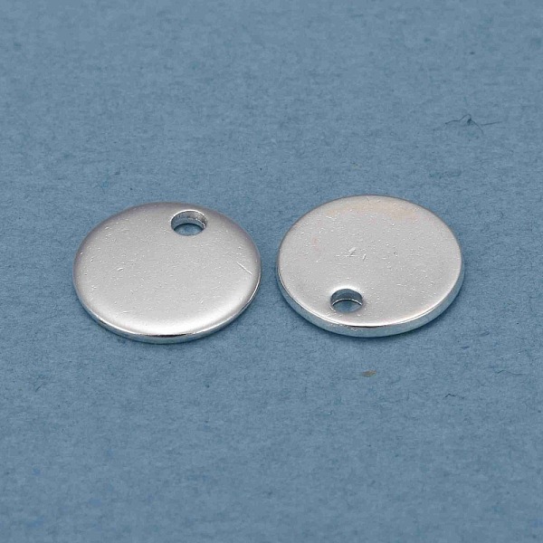 PandaHall 304 Stainless Steel Charms, Stamping Blank Tag, Flat Round, Silver, 8x0.8mm, Hole: 1.2mm 304 Stainless Steel Flat Round
PandaHall 304 Stainless Steel Charms, Stamping Blank Tag, Flat Round, Silver, 8x0.8mm, Hole: 1.2mm 304 Stainless Steel Flat Round