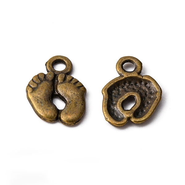 PandaHall Tibetan Style Alloy Charms, Foot Print, Cadmium Free & Nickel Free & Lead Free, Antique Bronze, 14x10x2mm, Hole: 2mm Alloy Body
PandaHall Tibetan Style Alloy Charms, Foot Print, Cadmium Free & Nickel Free & Lead Free, Antique Bronze, 14x10x2mm, Hole: 2mm Alloy Body