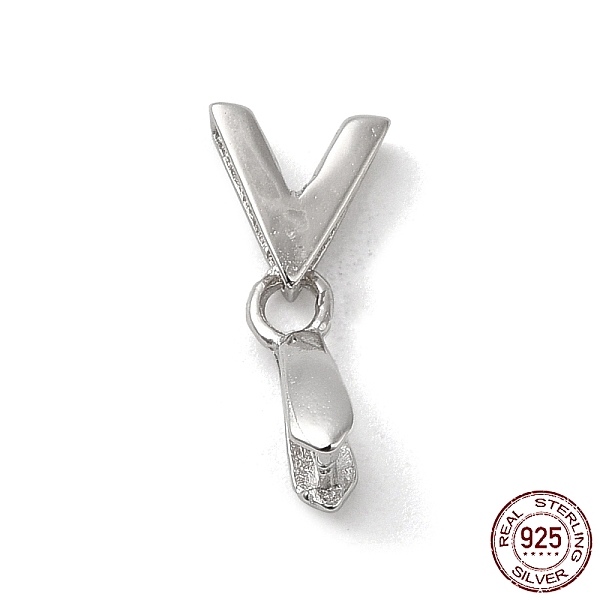 PandaHall Rhodium Plated 925 Sterling Silver Ice Pick Pinch Bails, with S925 Stamp, Letter V, Real Platinum Plated, 15x6.5mm, Hole: 6x1.5mm...
PandaHall Rhodium Plated 925 Sterling Silver Ice Pick Pinch Bails, with S925 Stamp, Letter V, Real Platinum Plated, 15x6.5mm, Hole: 6x1.5mm...