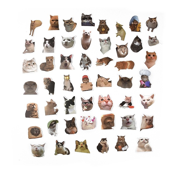 PandaHall 50Pcs 50 Styles Paper Cartoon Stickers Sets, Adhesive Decals for DIY Scrapbooking, Photo Album Decoration, Cat Pattern...
PandaHall 50Pcs 50 Styles Paper Cartoon Stickers Sets, Adhesive Decals for DIY Scrapbooking, Photo Album Decoration, Cat Pattern...