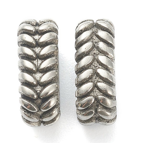 PandaHall 304 Stainless Steel Linking Rings, Oval, Grooved, Antique Silver, 12.5x4.5x6.5mm, Inner Diameter: 9x3.5mm 304 Stainless Steel Oval
PandaHall 304 Stainless Steel Linking Rings, Oval, Grooved, Antique Silver, 12.5x4.5x6.5mm, Inner Diameter: 9x3.5mm 304 Stainless Steel Oval