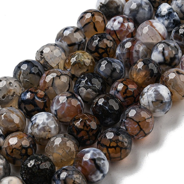 PandaHall Faceted Natural Fire Crackle Agate Beads Strands, Round, Dyed & Heated, Coconut Brown, 11.5mm, Hole: 1.6mm, about 31pcs/strand...
PandaHall Faceted Natural Fire Crackle Agate Beads Strands, Round, Dyed & Heated, Coconut Brown, 11.5mm, Hole: 1.6mm, about 31pcs/strand...