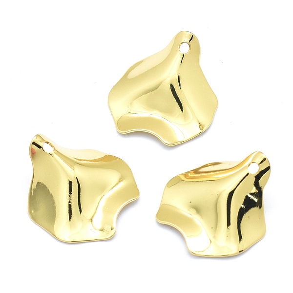PandaHall Brass Pendants, Cadmium Free & Nickel Free & Lead Free, Petal Shape, Real 18K Gold Plated, 26.5x25x7mm, Hole: 2mm Brass Flower
PandaHall Brass Pendants, Cadmium Free & Nickel Free & Lead Free, Petal Shape, Real 18K Gold Plated, 26.5x25x7mm, Hole: 2mm Brass Flower