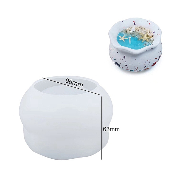 PandaHall Candles Holders Silicone Mold, for DIY Jewelry Box, Trinket Container, Fish Tank, White, 9.6x6.3cm Silicone White
PandaHall Candles Holders Silicone Mold, for DIY Jewelry Box, Trinket Container, Fish Tank, White, 9.6x6.3cm Silicone White